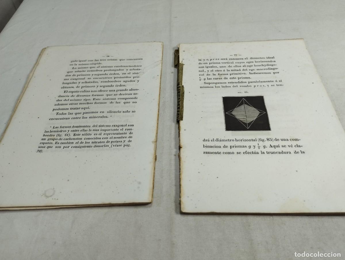 Libros antiguos: Elementos de cristalograf&iacute;a. M.J. Muller, 1848 - Foto 3