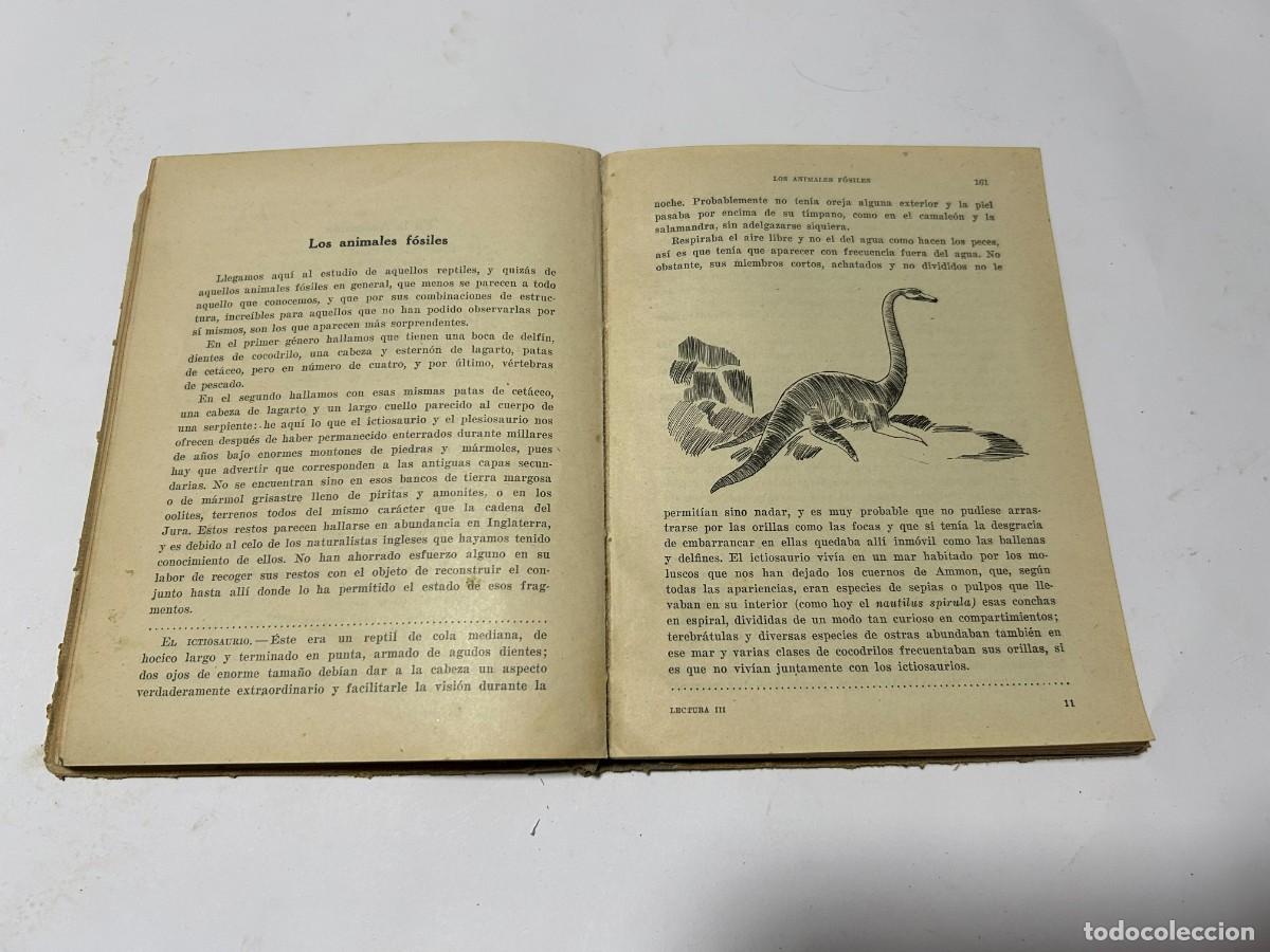 Libros antiguos: Tercer libro de LECTURA, libro escolar 1940 - Foto 8