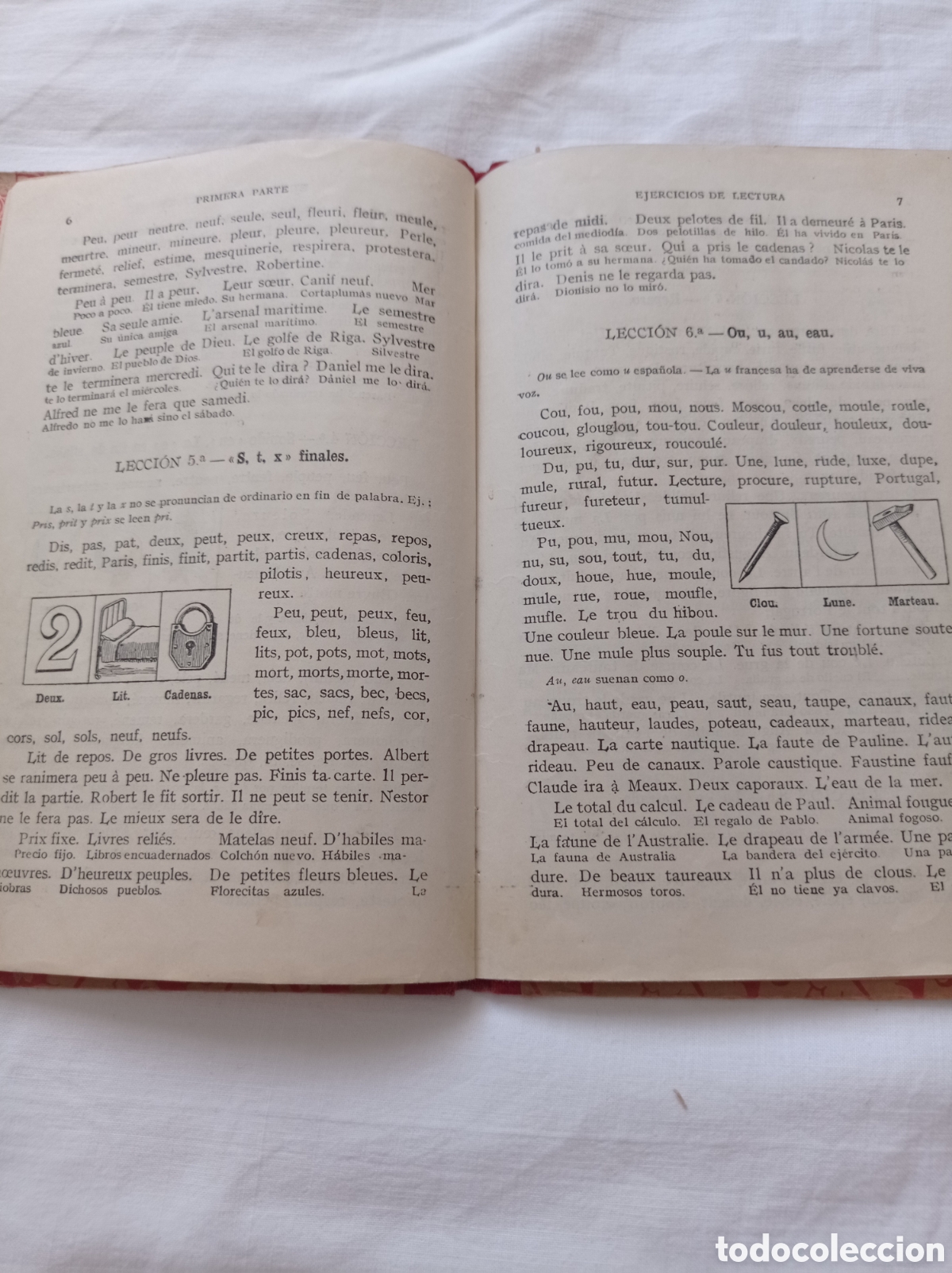Libros antiguos: Franc&eacute;s preparatorio Luis Vives 1933 - Foto 3