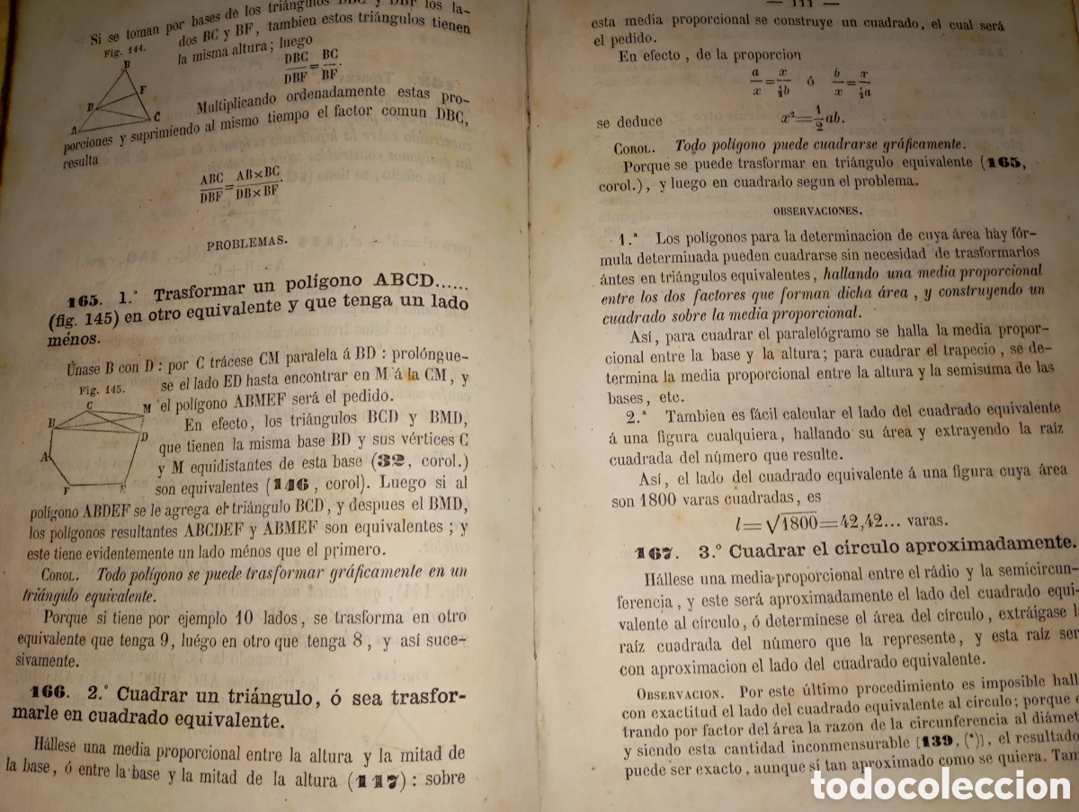 Libros antiguos: Elementos de matem&aacute;ticas - Foto 3