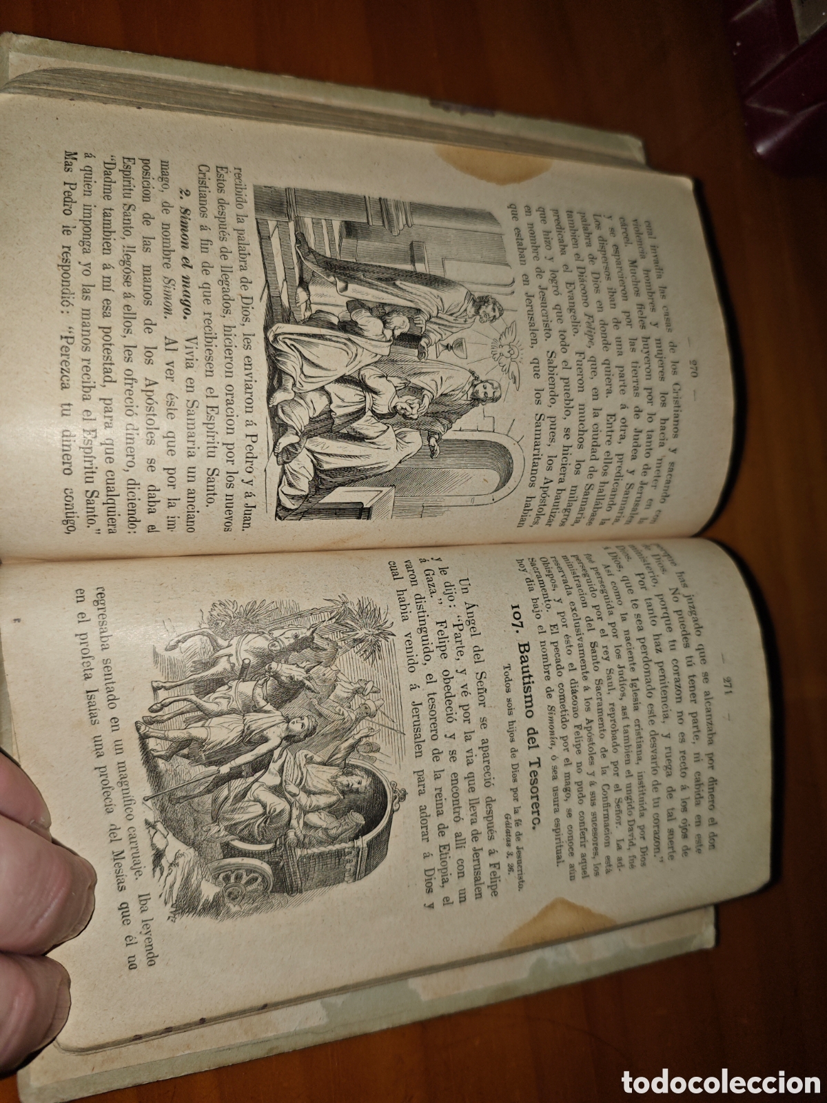 Libros antiguos: Compendio de la Historia B&iacute;blica. - Foto 6