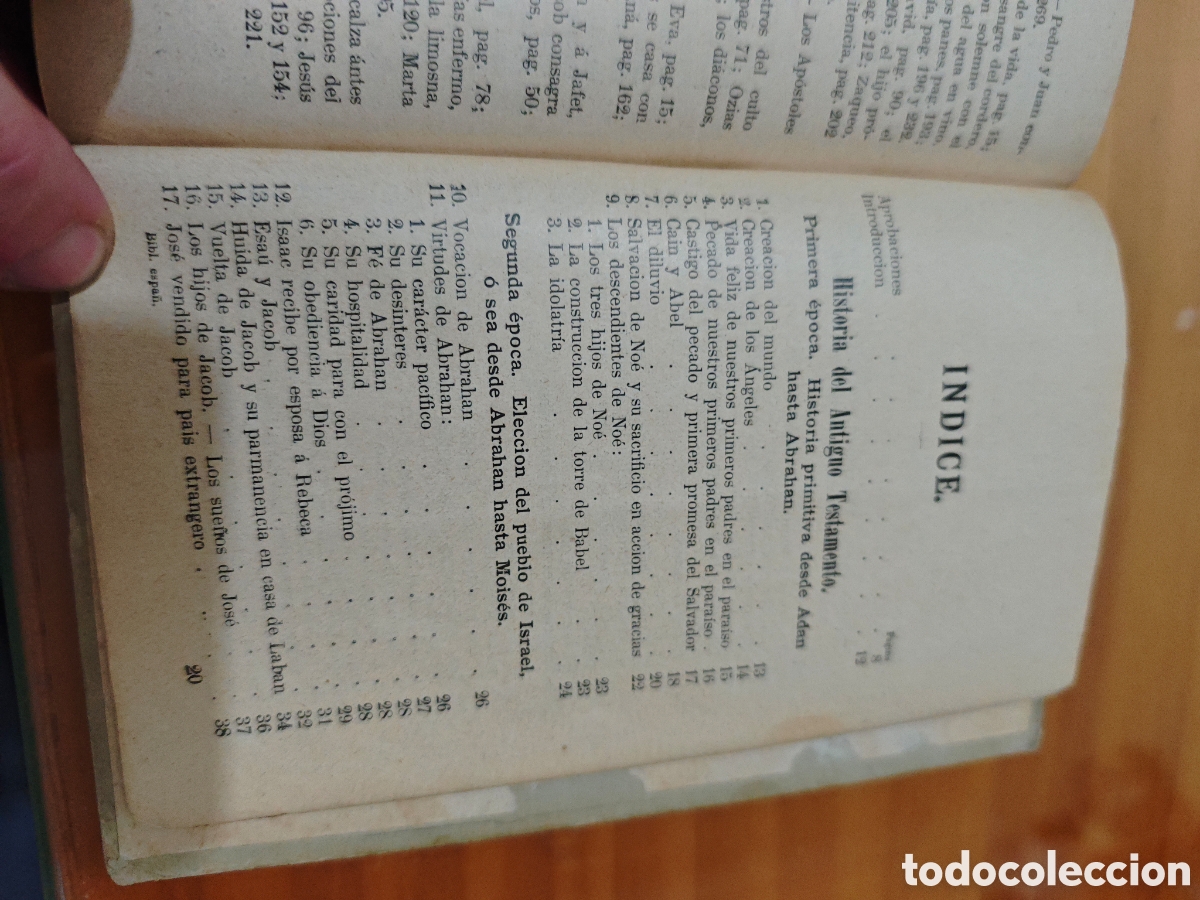 Libros antiguos: Compendio de la Historia B&iacute;blica. - Foto 7