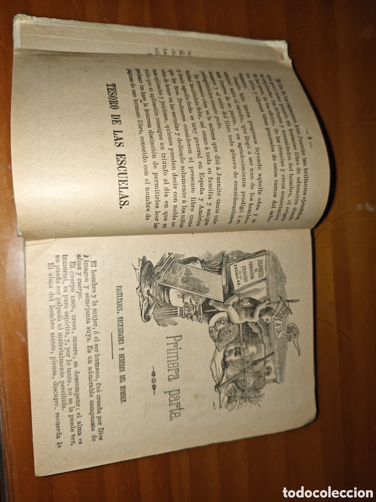 Libros antiguos: Tesoro de las Escuelas. - Foto 3