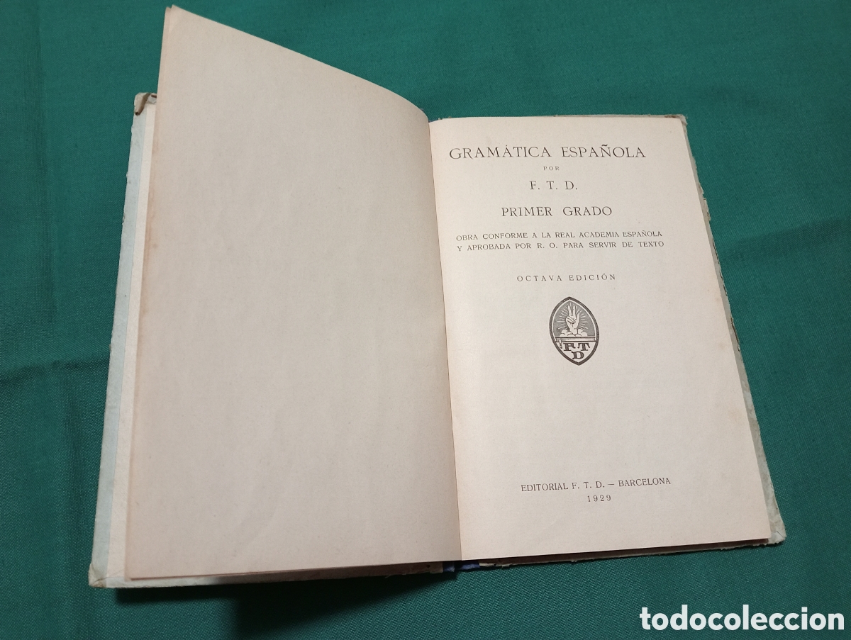 Libros antiguos: Libro Gram&aacute;tica Espa&ntilde;ola - Foto 2
