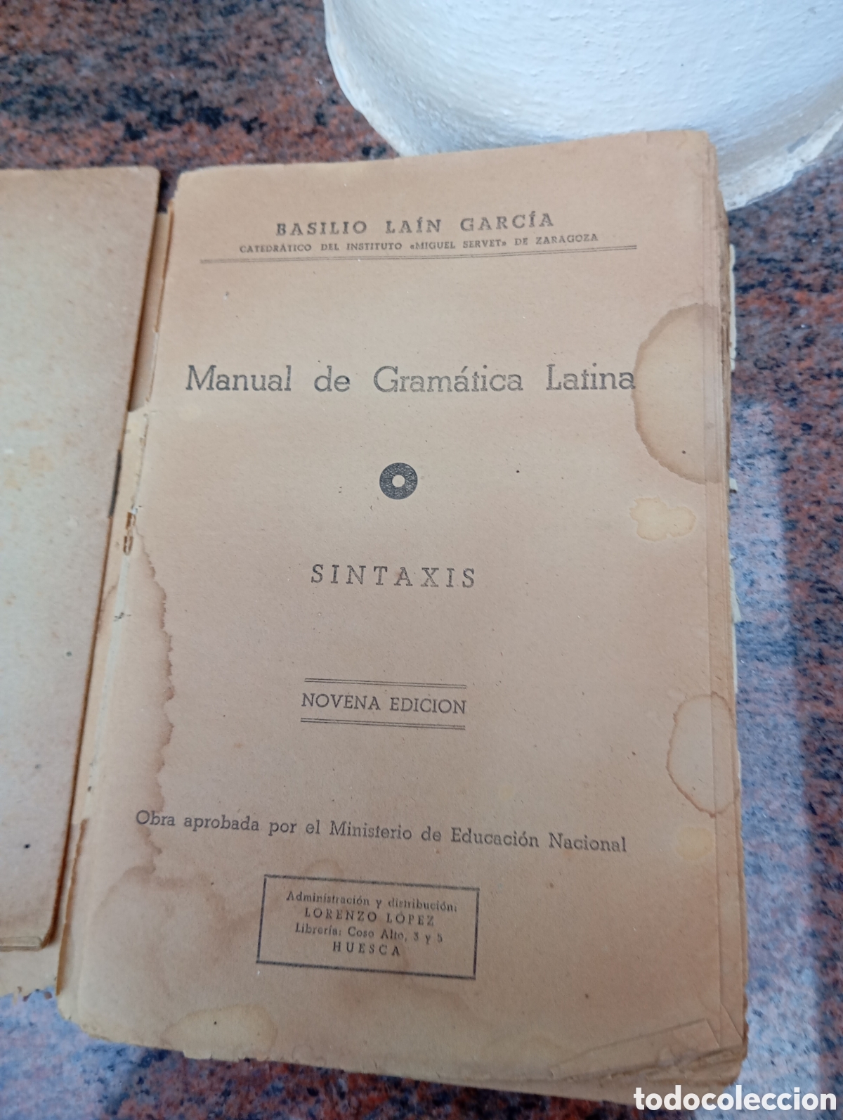 Libros antiguos: Manual de Gram&aacute;tica Latina 1934. - Foto 6