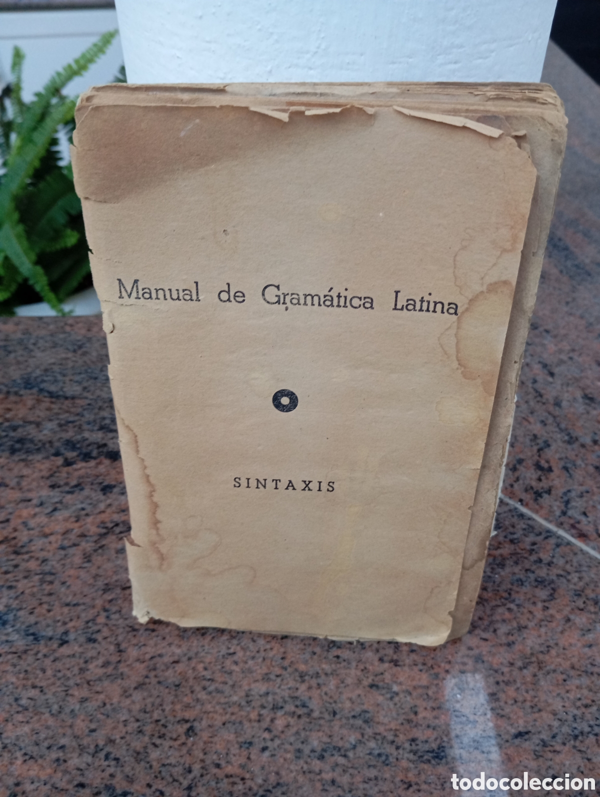 Libros antiguos: Manual de Gram&aacute;tica Latina 1934. - Foto 1