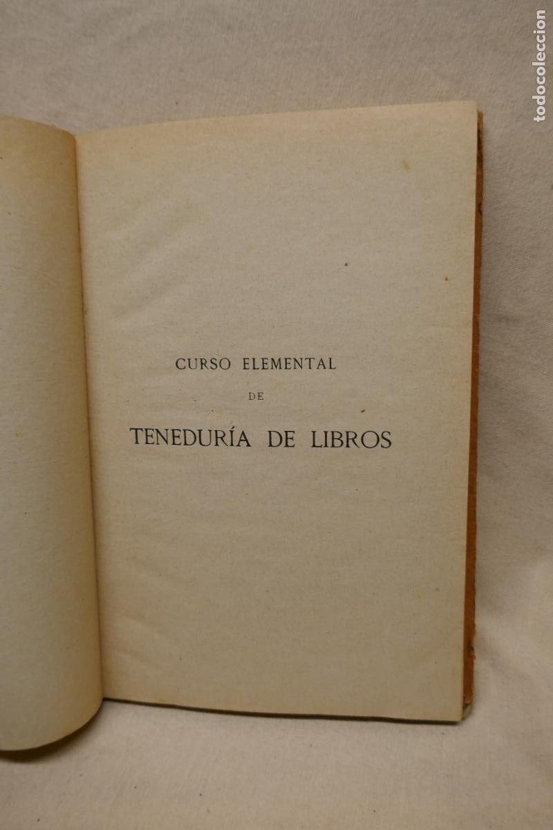 Libros antiguos: G. M. Bru&ntilde;o. CURSO ELEMENTAL DE Teneduria de libros - Foto 7