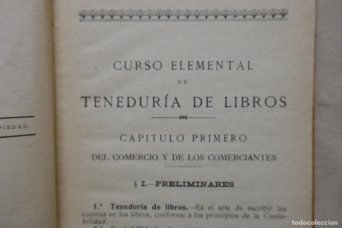 Libros antiguos: G. M. Bru&ntilde;o. CURSO ELEMENTAL DE Teneduria de libros - Foto 10
