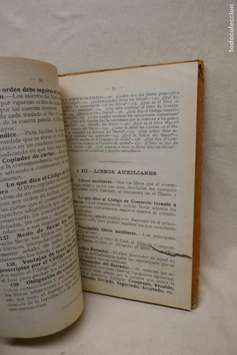 Libros antiguos: G. M. Bru&ntilde;o. CURSO ELEMENTAL DE Teneduria de libros - Foto 14