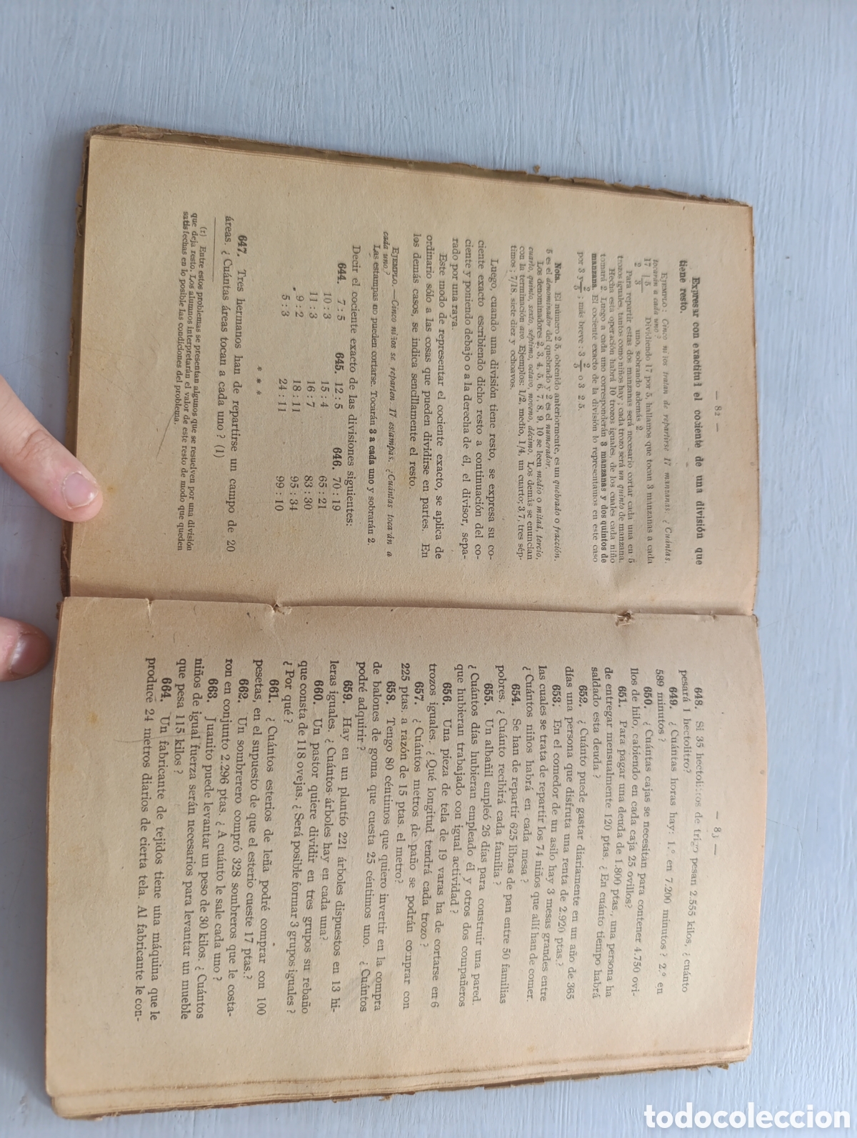 Libros antiguos: ARITM&Eacute;TICA, LIBRO SEGUNDO GRADO. 1921 - Foto 6