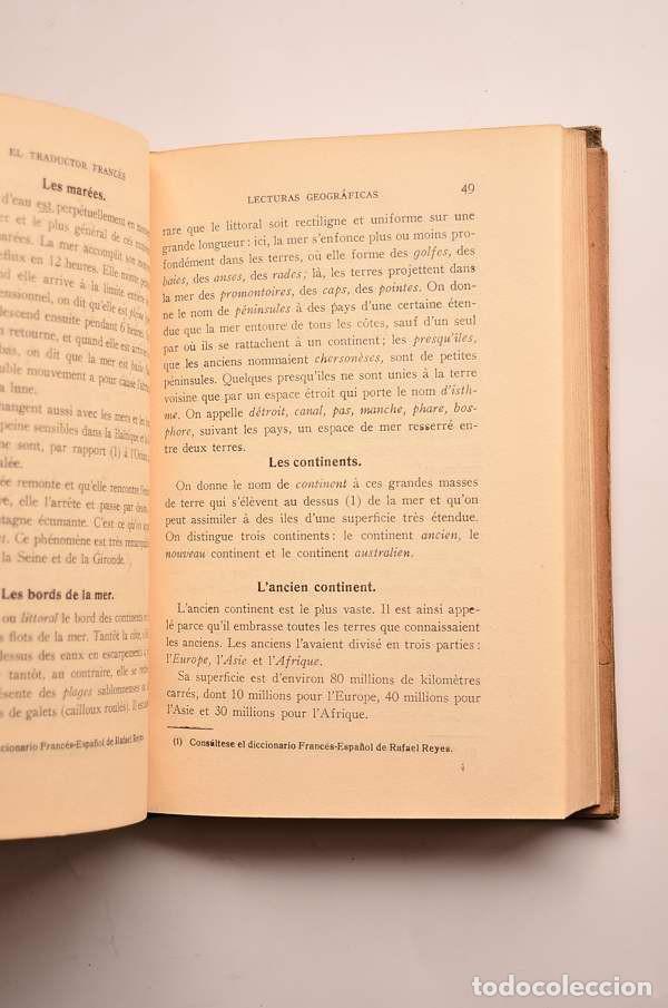 Libros antiguos: El traductor franc&eacute;s - REYES, Rafael - Foto 3