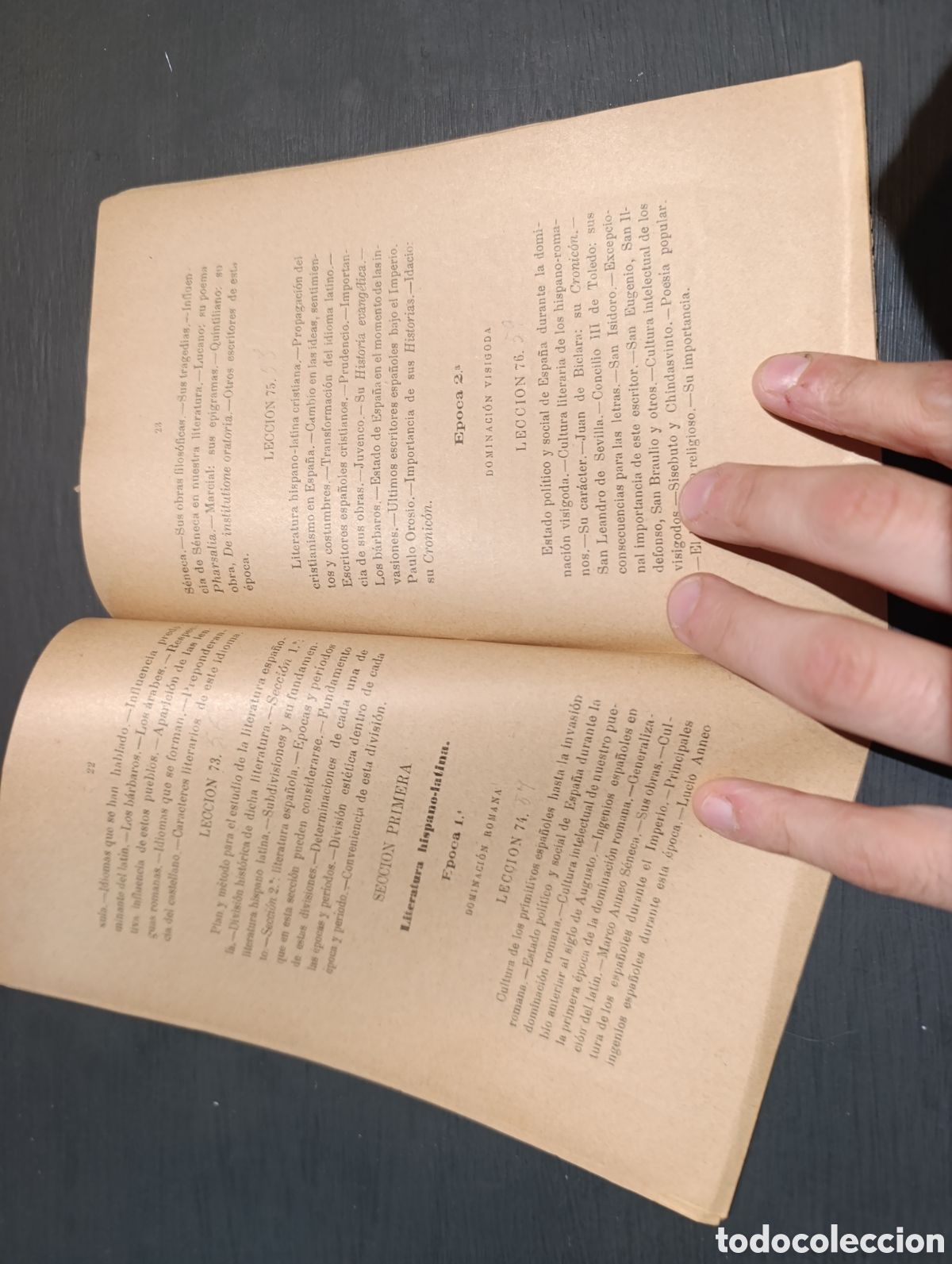 Libros antiguos: PROGRAMA DE LITERATURA GENERAL Y ESPA&Ntilde;OLA. Pedro Juste - Foto 5