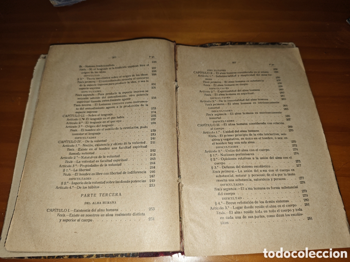Libros antiguos: Compendio de Filosof&iacute;a Escol&aacute;stica. - Foto 8
