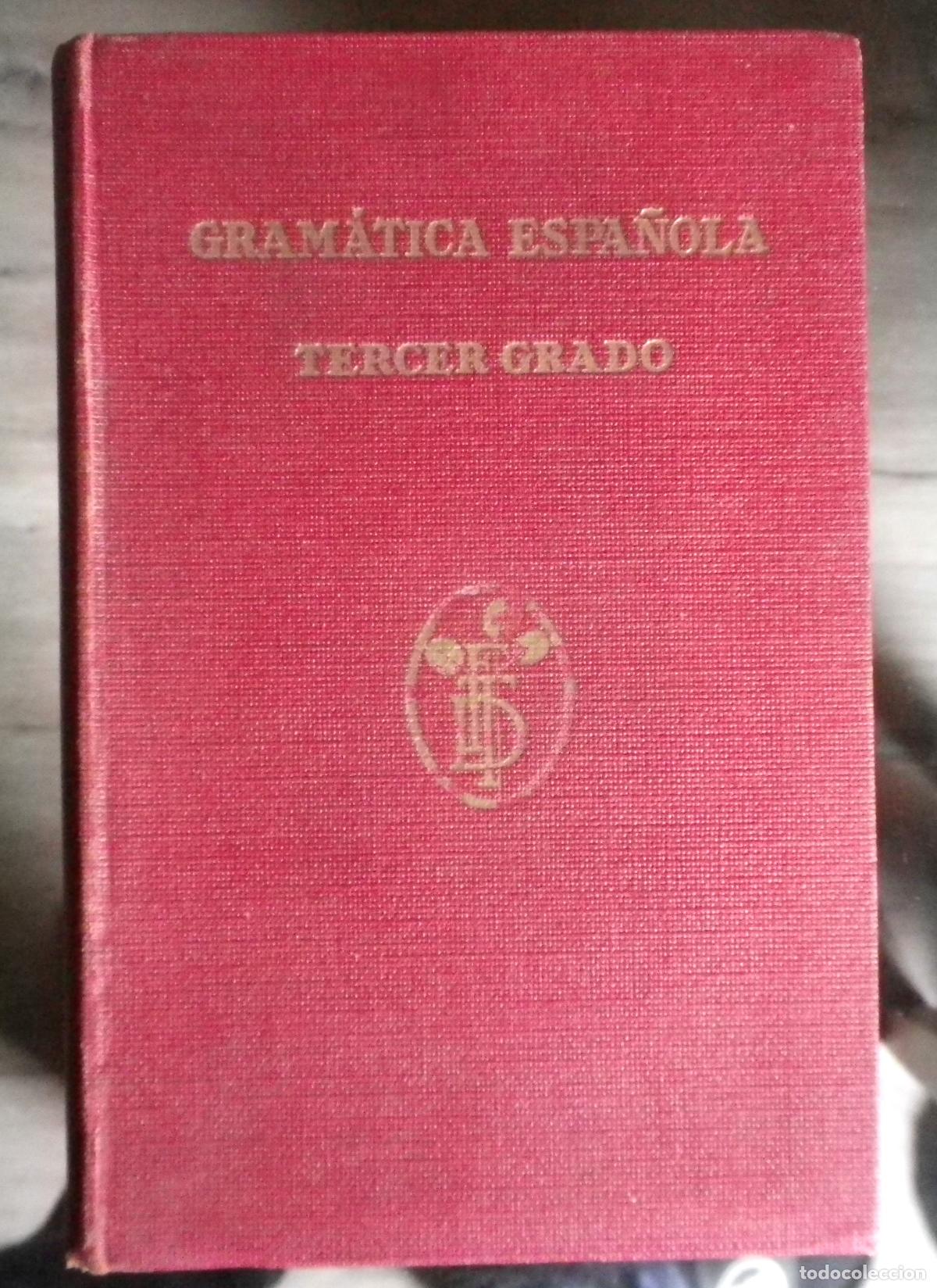 Libros antiguos: Gram&aacute;tica espa&ntilde;ola, tercer grado 1926 - Foto 1