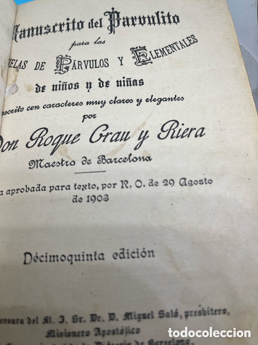 Libros antiguos: MANUSCRITO DE PARVULITO 1935 - Foto 3