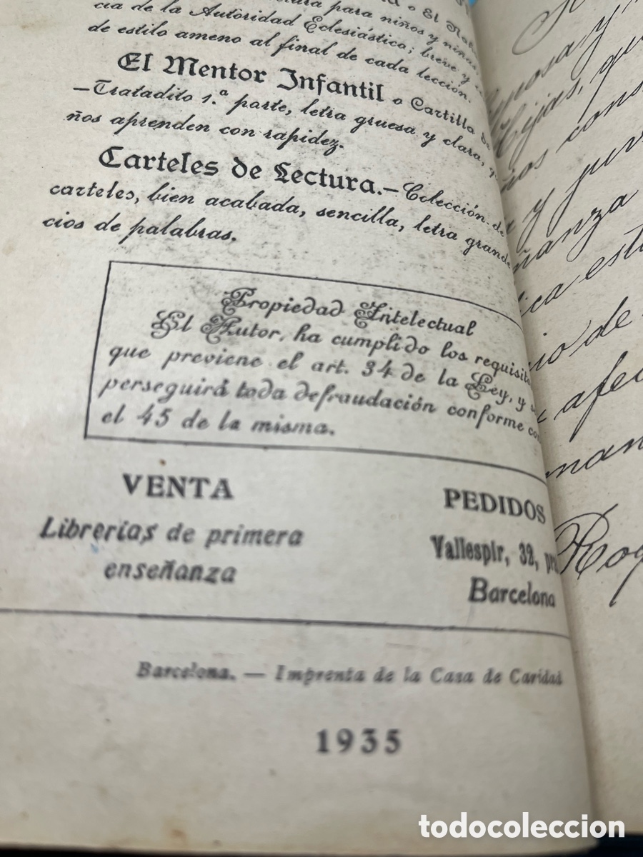 Libros antiguos: MANUSCRITO DE PARVULITO 1935 - Foto 4