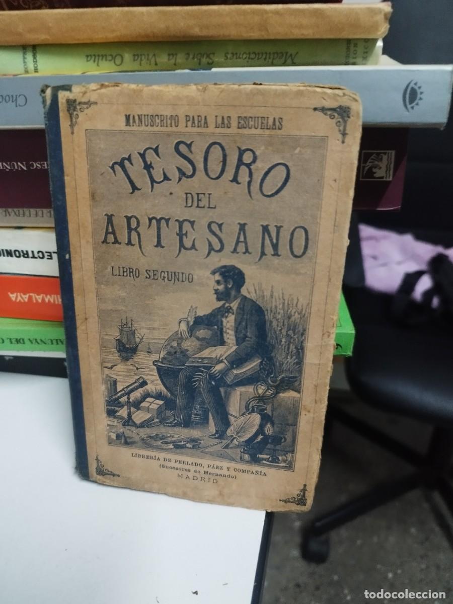 Libros antiguos: TESORO DEL ARTESANO.LIBRO SEGUNDO. - Foto 1