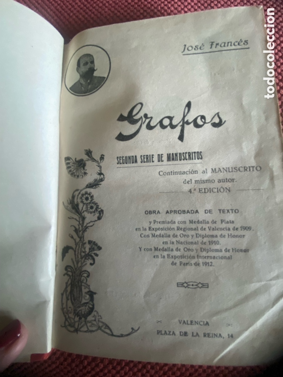 Libros antiguos: Manuscrito de texto de jose Frances - Foto 2