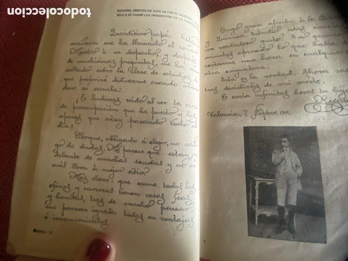 Libros antiguos: Manuscrito de texto de jose Frances - Foto 4
