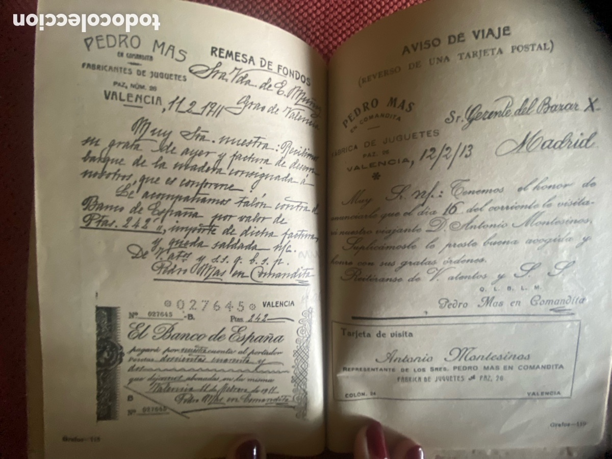 Libros antiguos: Manuscrito de texto de jose Frances - Foto 12