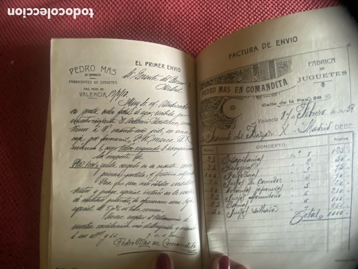 Libros antiguos: Manuscrito de texto de jose Frances - Foto 13