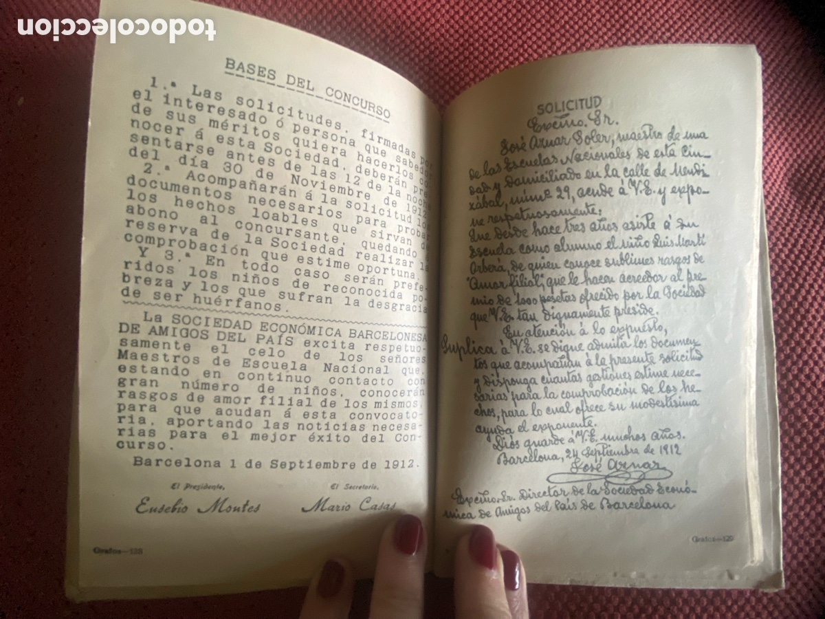 Libros antiguos: Manuscrito de texto de jose Frances - Foto 14