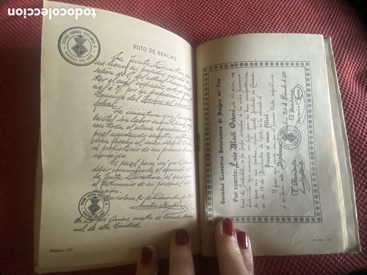 Libros antiguos: Manuscrito de texto de jose Frances - Foto 17