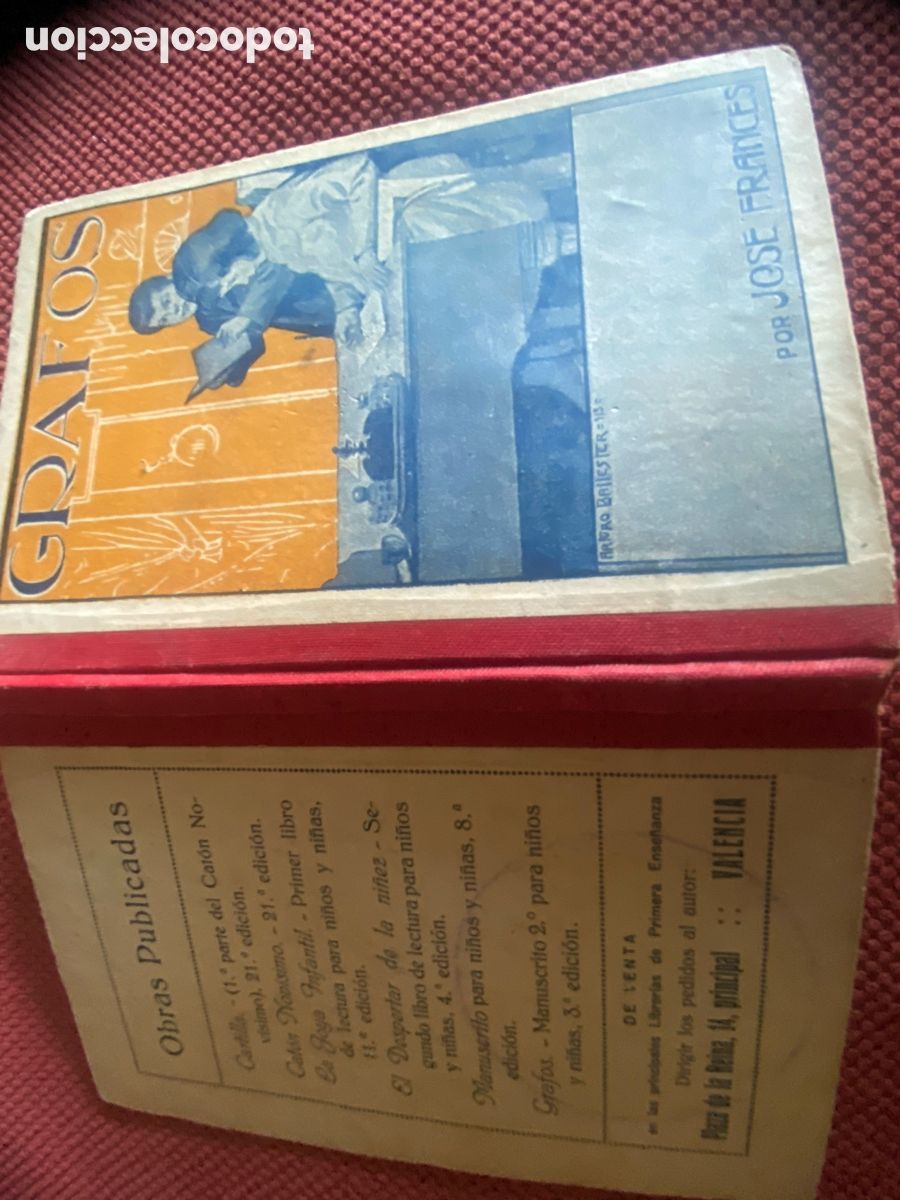 Libros antiguos: Manuscrito de texto de jose Frances - Foto 1