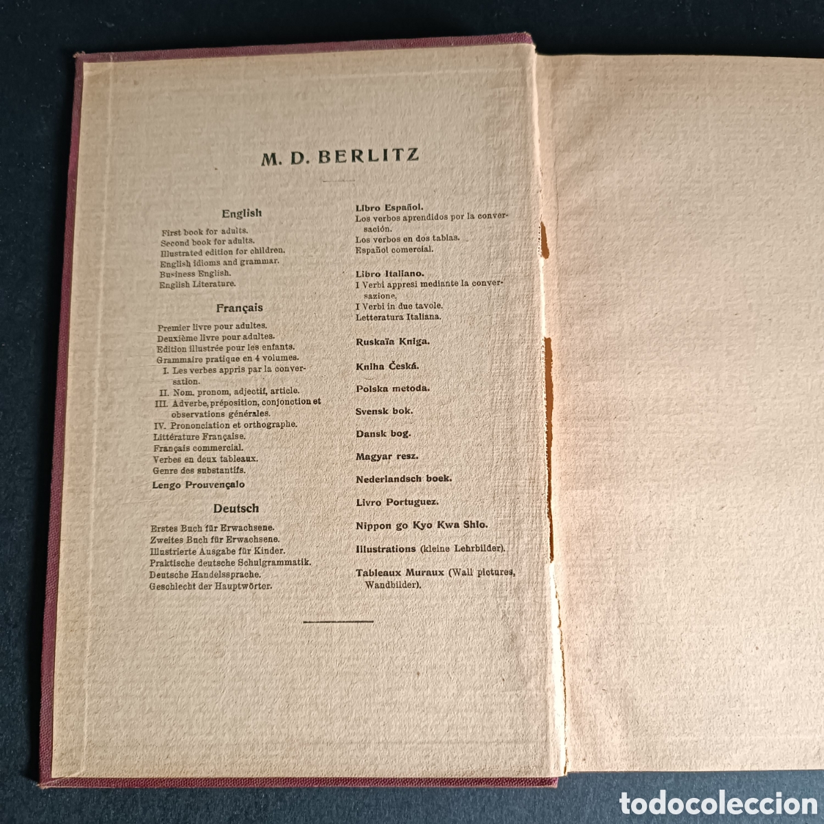 Libros antiguos: FIRST BOOK. TEACHING MODERN LANGUAGES. M. D. BERLITZ. 1927. LIBRO EN INGLES. - Foto 2