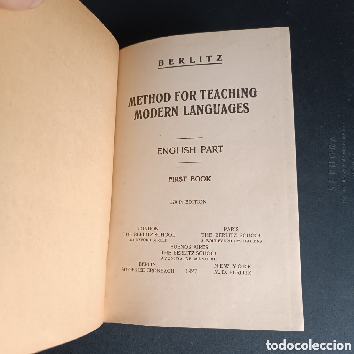 Libros antiguos: FIRST BOOK. TEACHING MODERN LANGUAGES. M. D. BERLITZ. 1927. LIBRO EN INGLES. - Foto 3