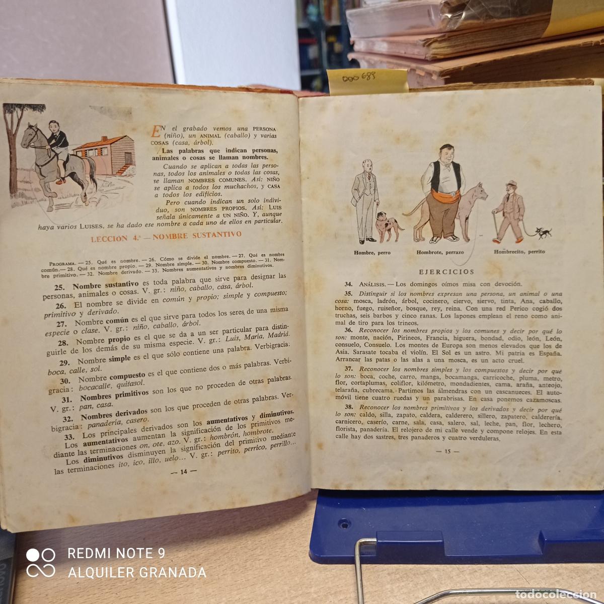 Libros antiguos: GRAMATICA PRIMER GRADO - Vv. Aa. - Foto 2