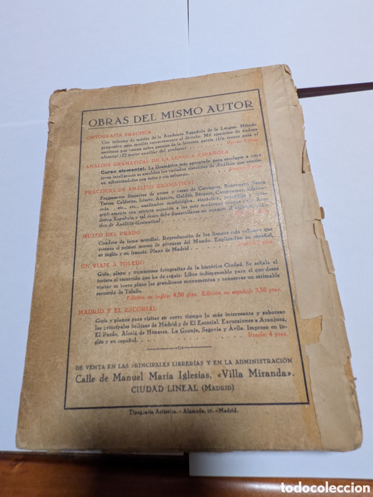 Libros antiguos: An&aacute;lisis gramatical a&ntilde;o 1932 - Foto 4