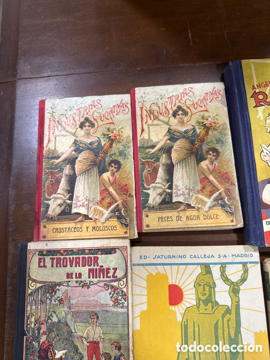 Libros antiguos: Lote de de varios libros de escuela - Foto 2