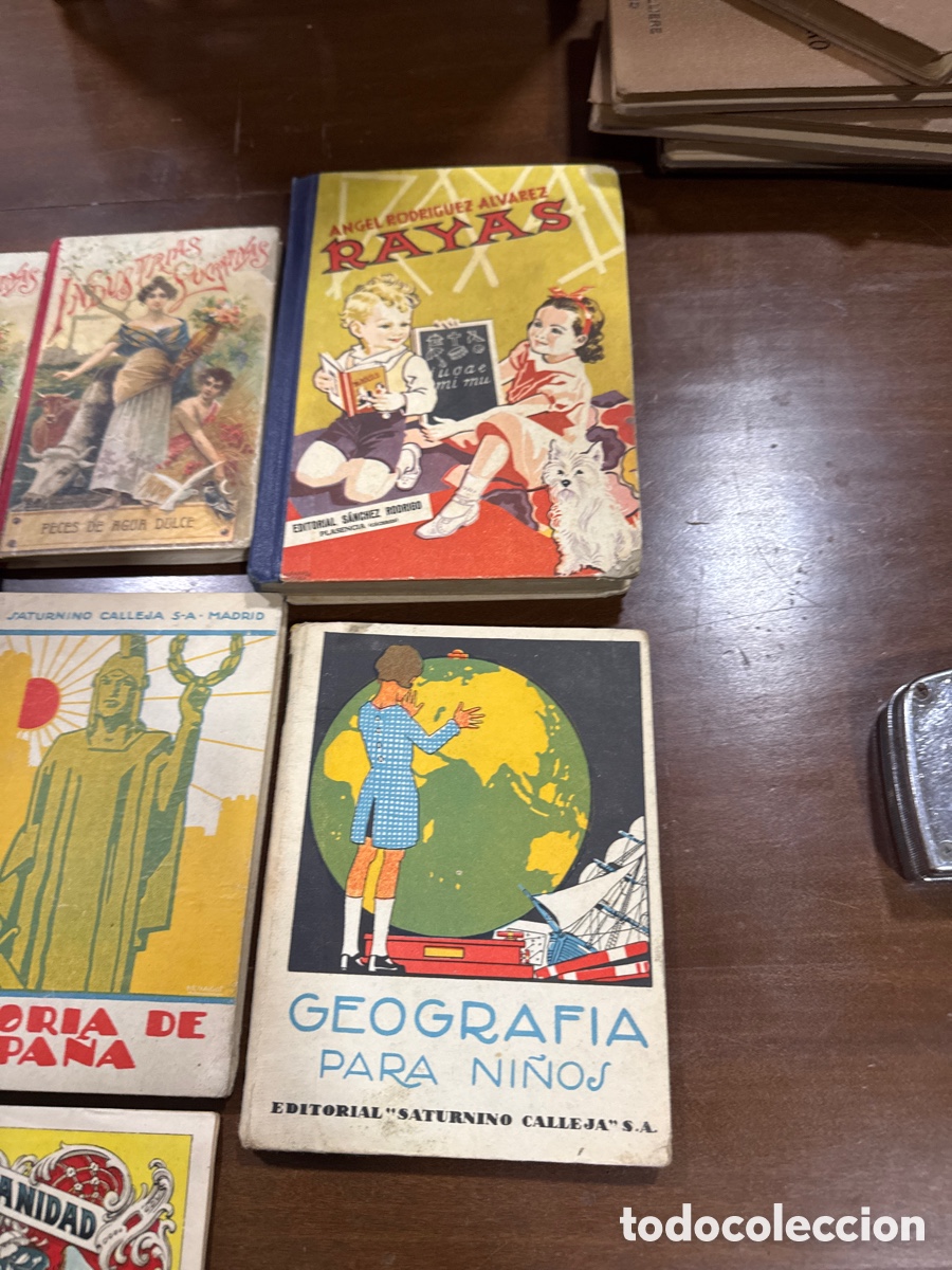 Libros antiguos: Lote de de varios libros de escuela - Foto 3