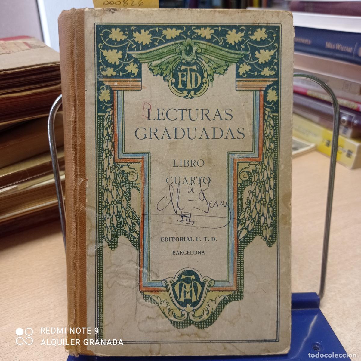 Libros antiguos: LECTURAS GRADUADAS LIBRO CUARTO - - Foto 1