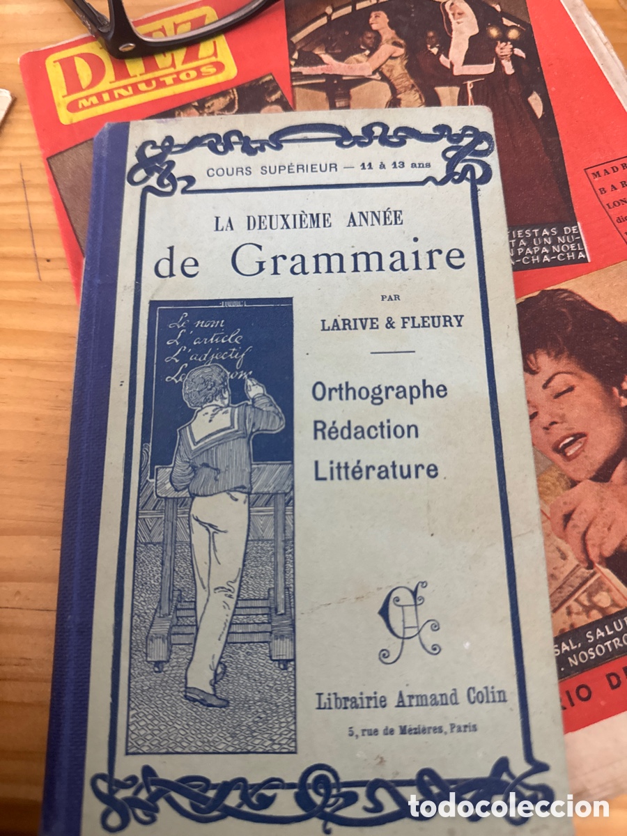 Libros antiguos: libro lAnnee preparatoire de Grammaire - Foto 1