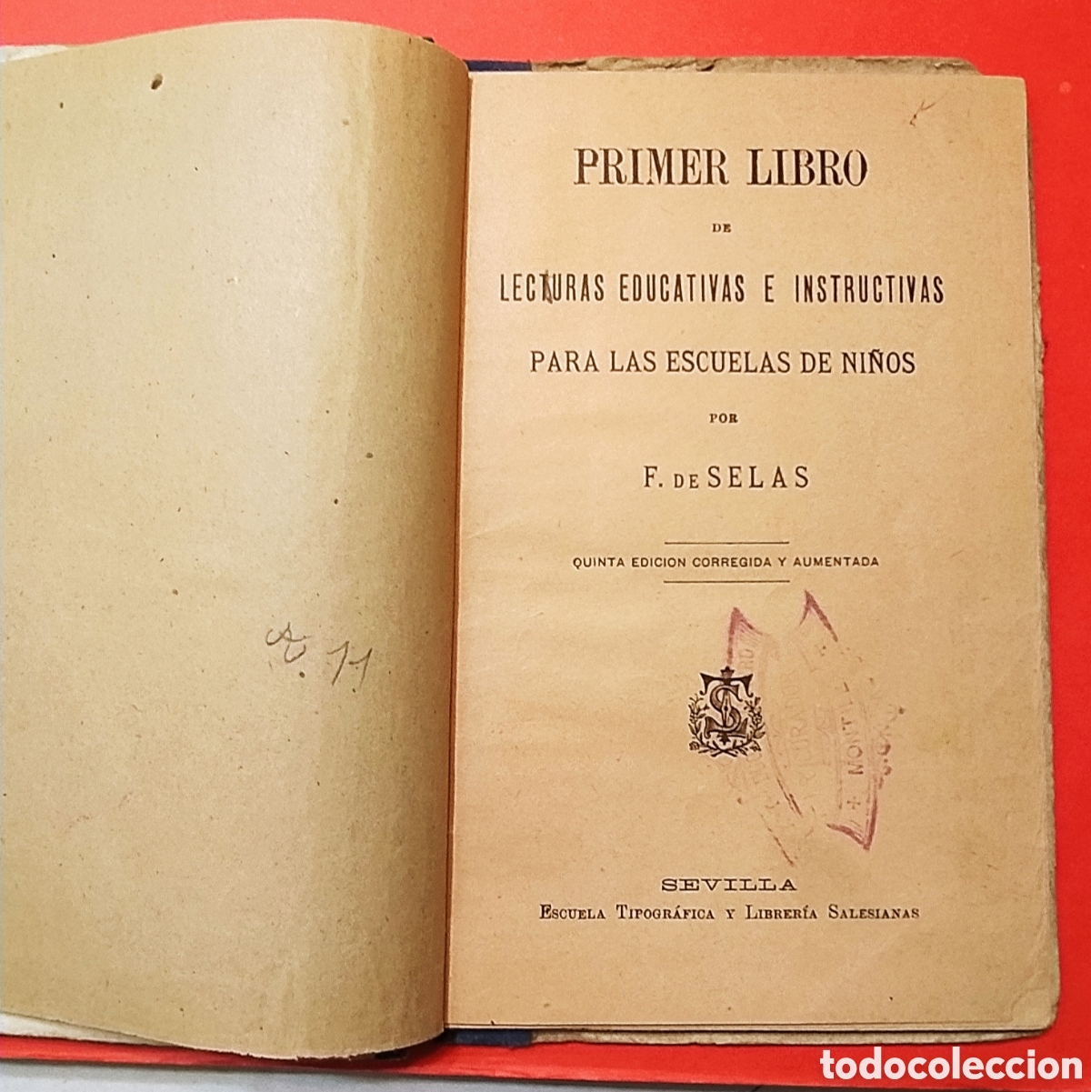 Libros antiguos: LIBRO DE LECTURA 1927 - Foto 2