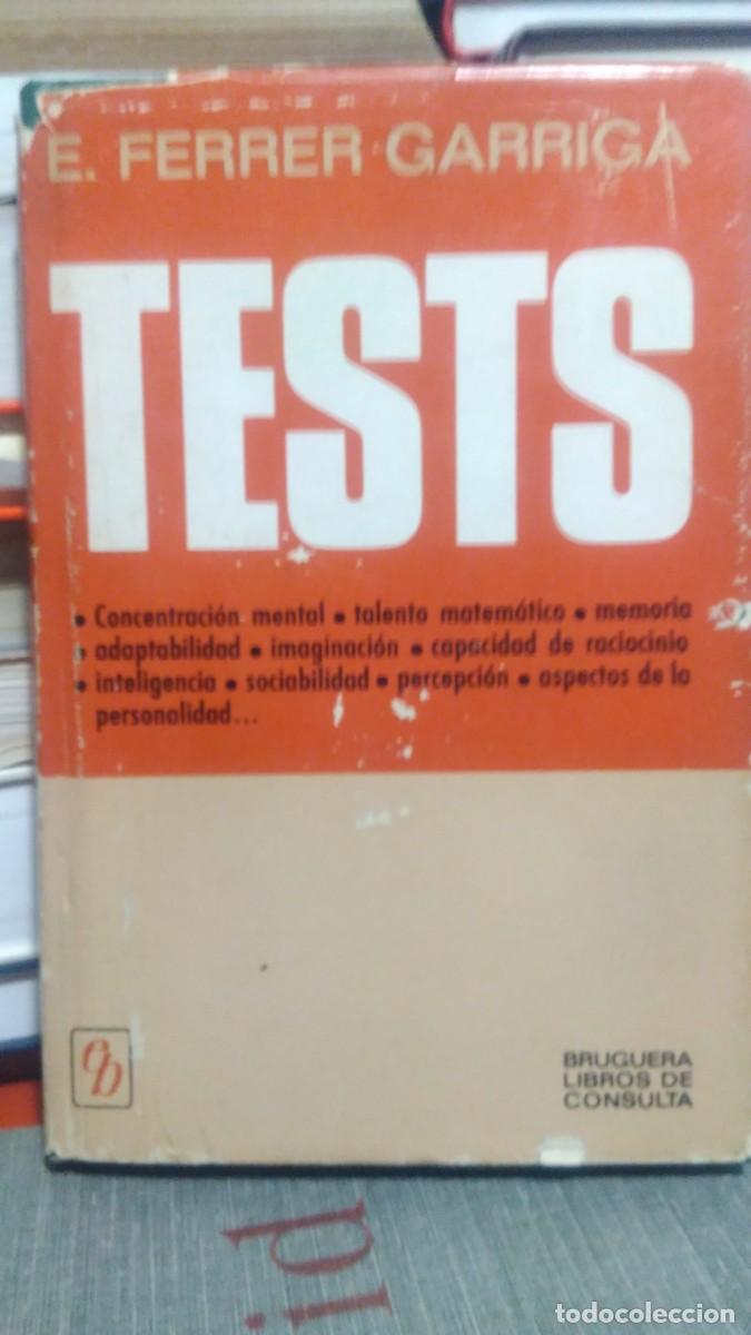 Libros antiguos: TEST E. FERRER GARRIGA BRUGUERA - Foto 1