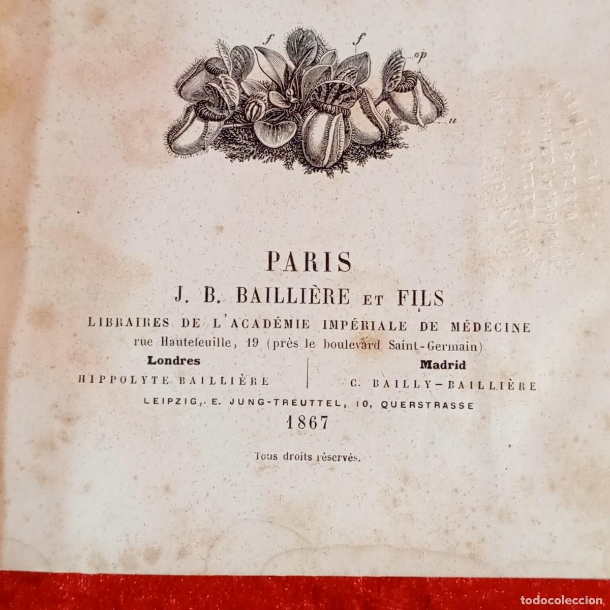 Libros antiguos: &Eacute;L&Eacute;MENTS DE BOTANIQUE - P. DUCHARTRE - 1867 / 4305 - Foto 5