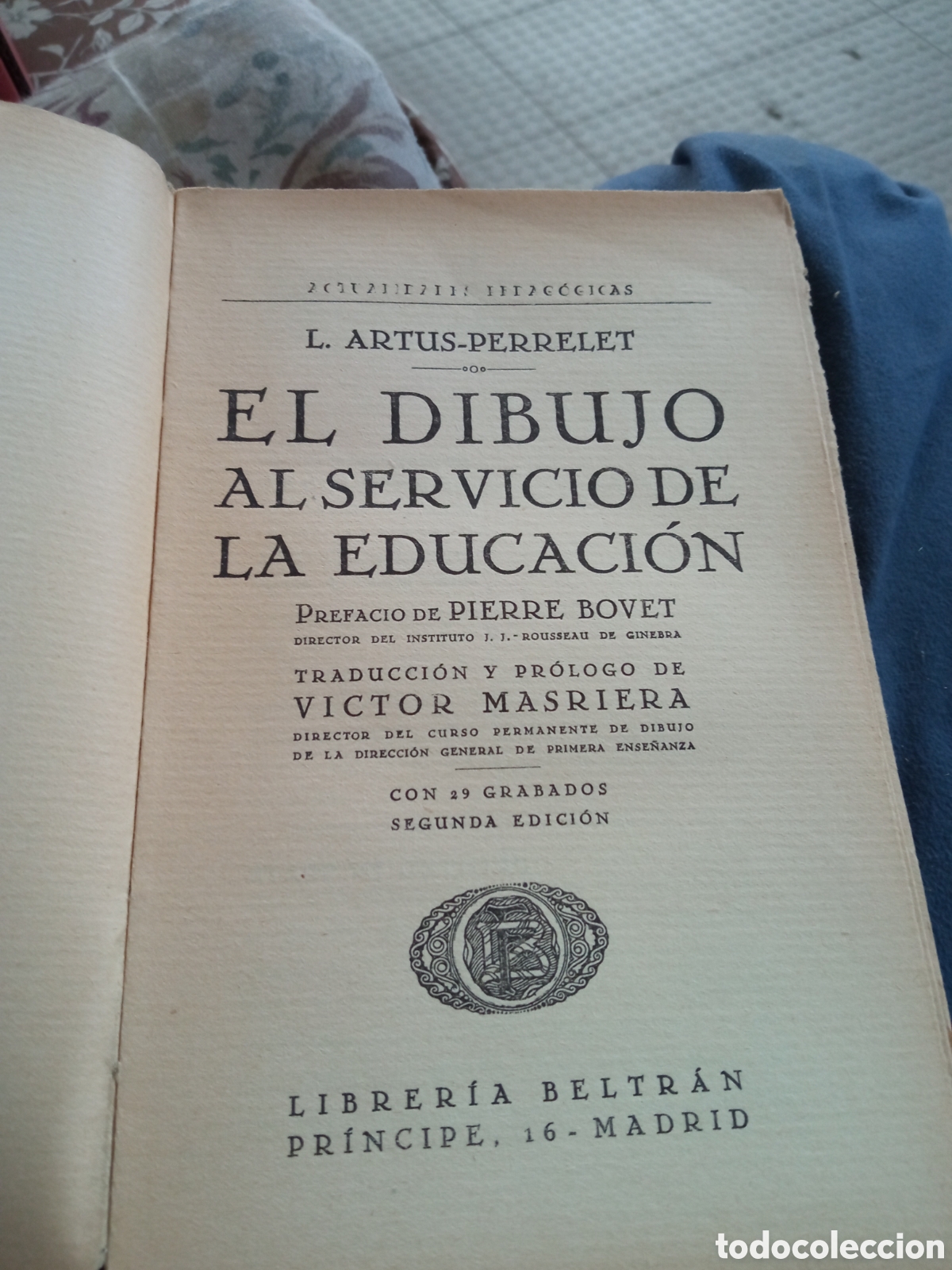 Libros antiguos: Libro,El Dibujo. Al Servicio de la Educaci&oacute;n de 1935 - Foto 2