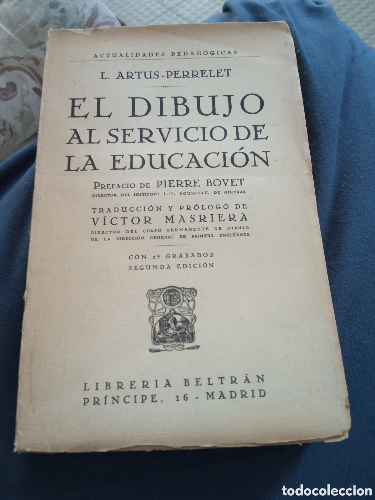 Libros antiguos: Libro,El Dibujo. Al Servicio de la Educaci&oacute;n de 1935 - Foto 1