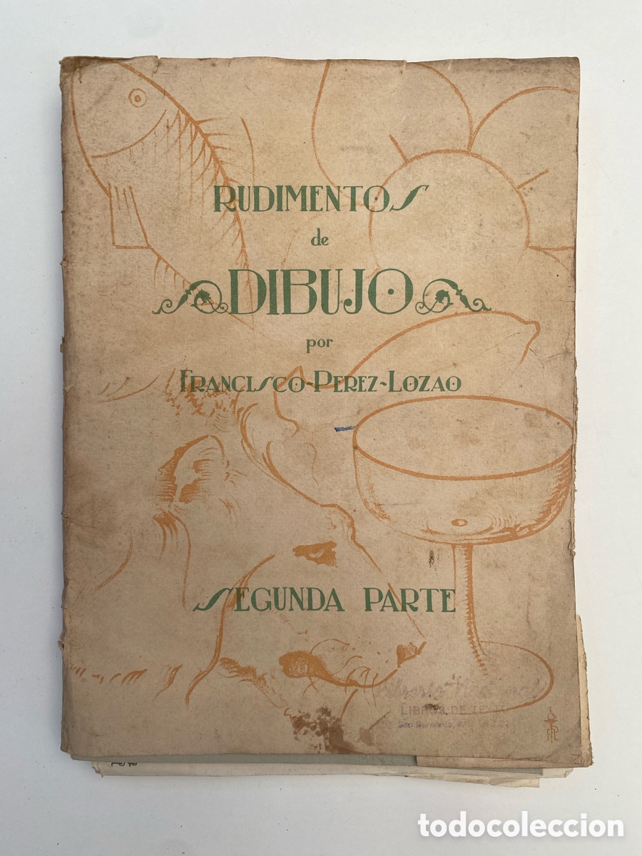Libros antiguos: Rudimentos de dibujo - Foto 1