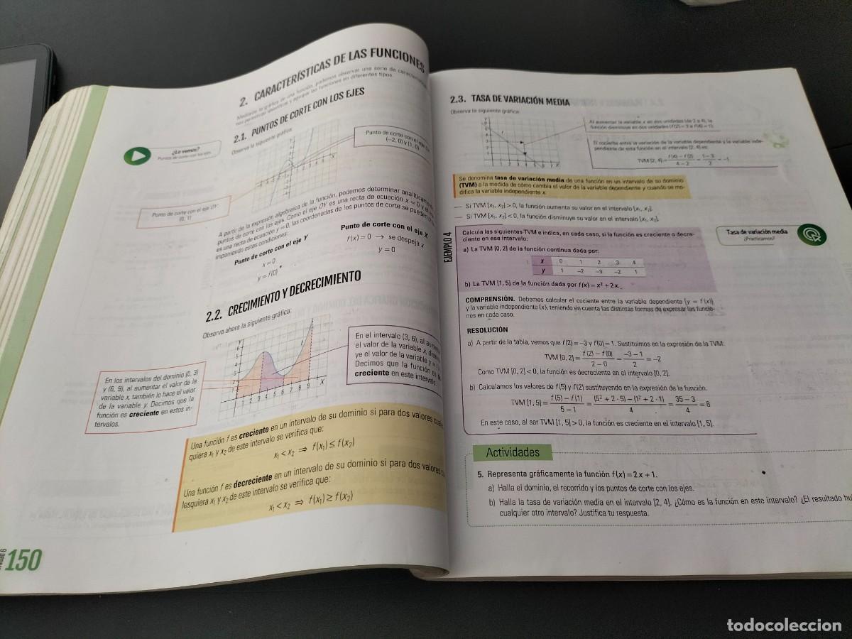 Libros antiguos: Libro texto Matem&aacute;ticas 4 ESO - Edebe - Foto 4