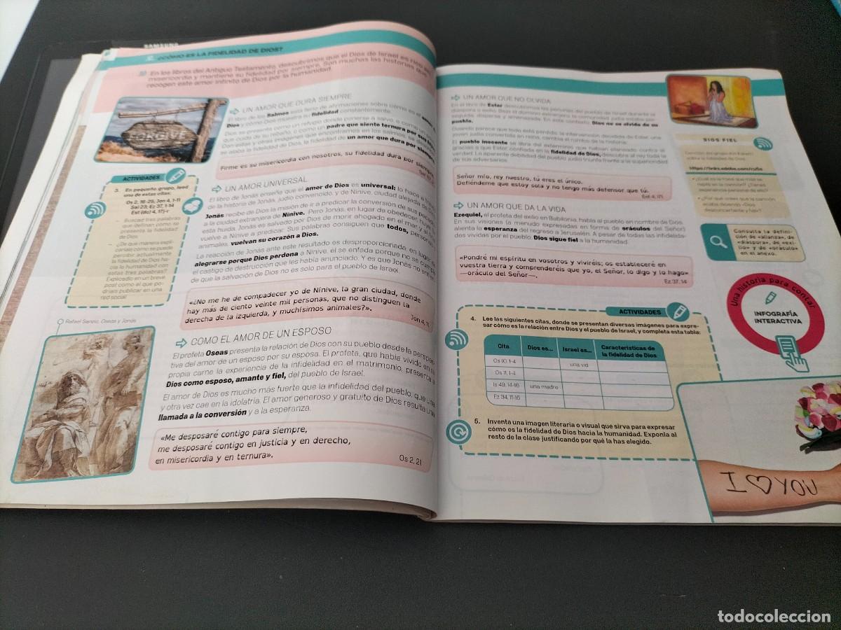 Libros antiguos: Libro texto Religi&oacute;n 4 ESO - Edebe - Foto 3