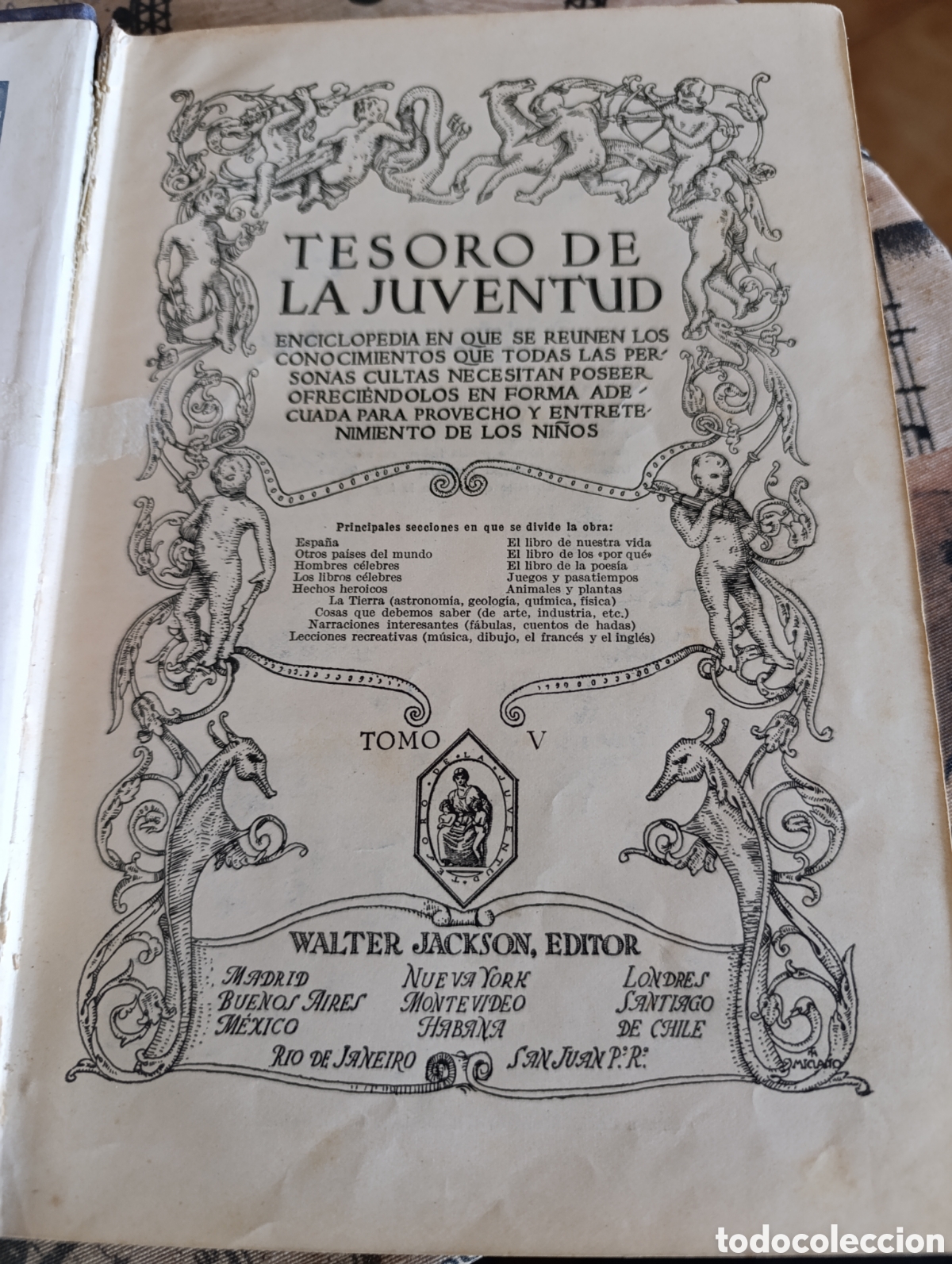 Libros antiguos: Libro Tesoro de la Juventud tomo V - Foto 1