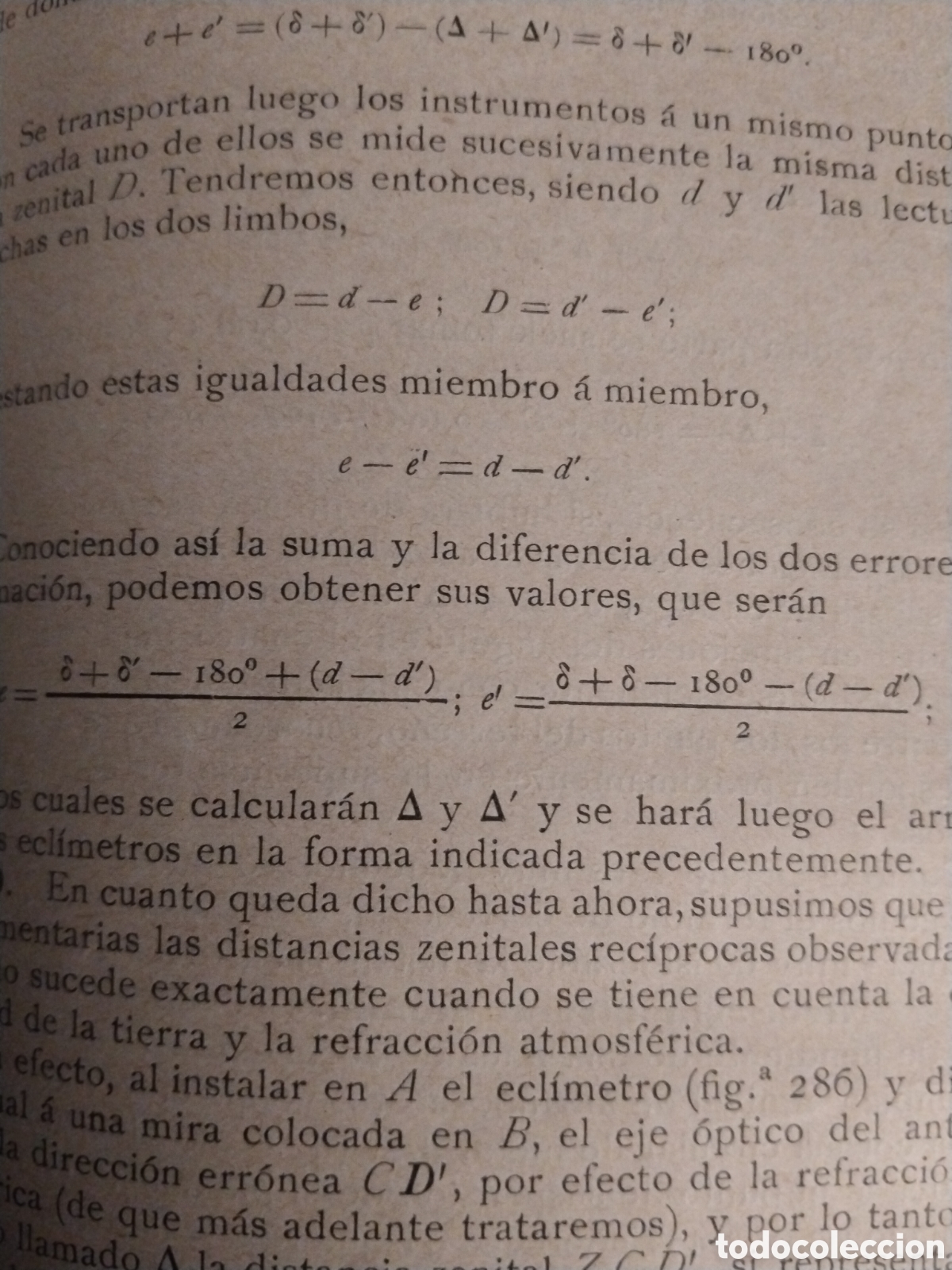 Libros antiguos: Tratado de topograf&iacute;a.1908 - Foto 2