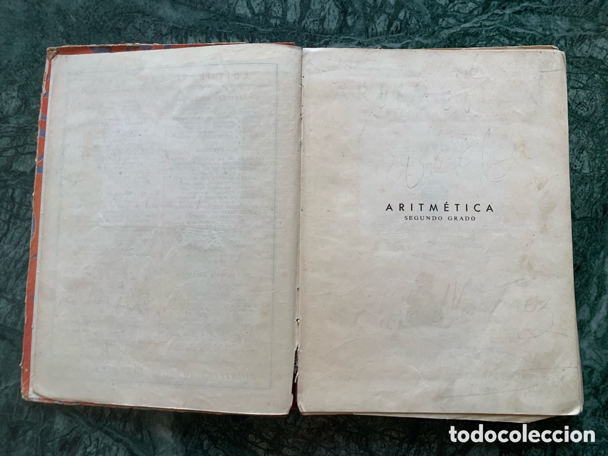 Libros antiguos: Libro de texto antiguo de aritm&eacute;tica - Foto 4