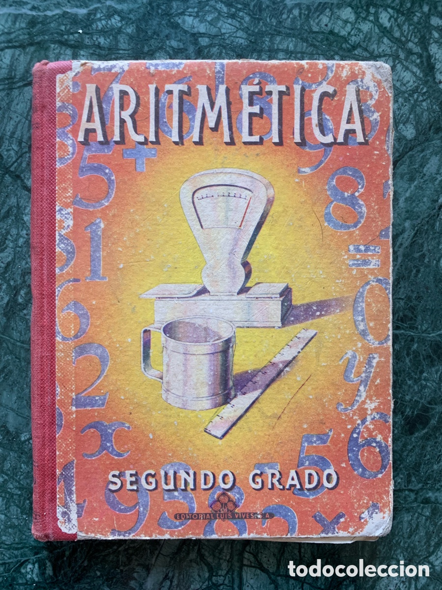 Libros antiguos: Libro de texto antiguo de aritm&eacute;tica - Foto 1