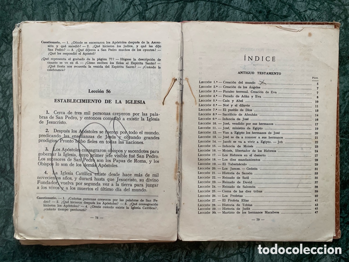 Libros antiguos: Libro de texto antiguo - Foto 5