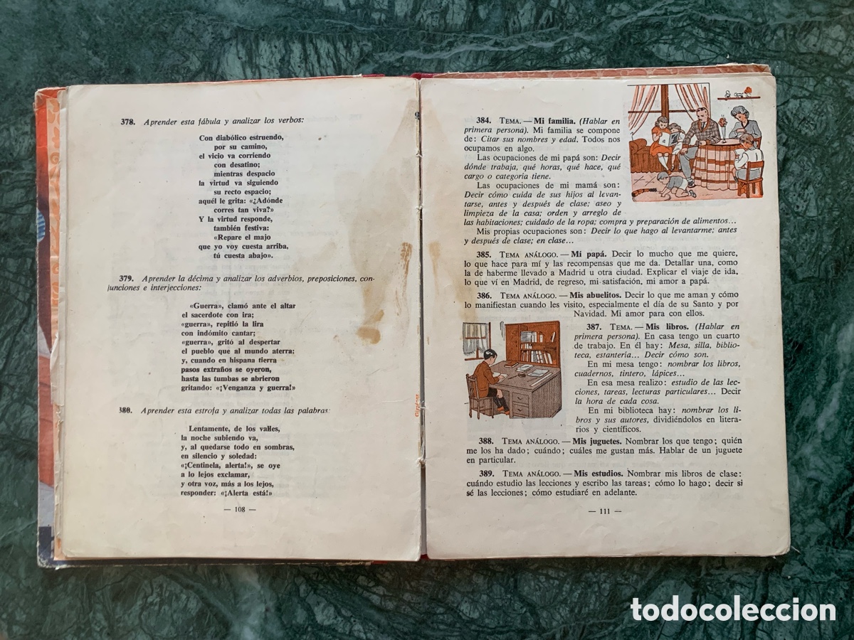 Libros antiguos: Libro de texto antiguo - Foto 4